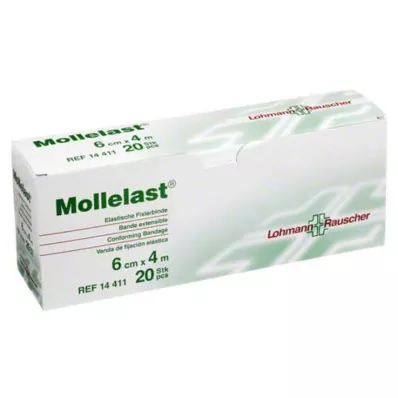 MOLLELAST Bandages 6 cmx4 m individually packed, 20 pcs