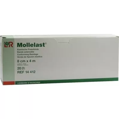 MOLLELAST Bandages 8 cmx4 m individually packed, 20 pcs