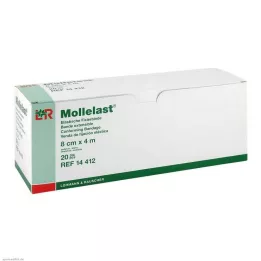 MOLLELAST Bandages 8 cmx4 m individually packed, 20 pcs