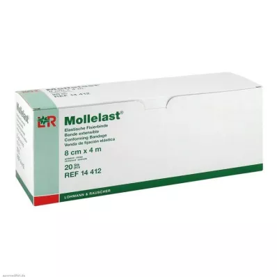MOLLELAST Bandages 8 cmx4 m individually packed, 20 pcs