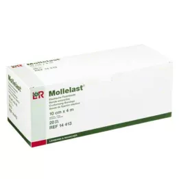 MOLLELAST Bandages 10 cmx4 m individually packed, 20 pcs
