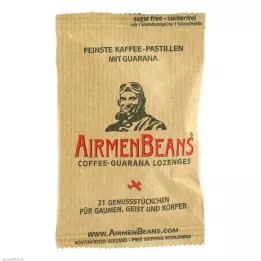 AIRMENBEANS Finest coffee pastilles with guarana, 21 pcs