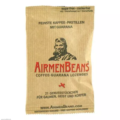 AIRMENBEANS Finest coffee pastilles with guarana, 21 pcs AIRMENBEANS Finest coffee pastilles with guarana, 21 pcs