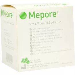 MEPORE Wound dressing non-sterile 7 cmx5 m, 1 pc