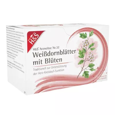 H&S Hawthorn leaves with flowers Filter sachet, 20X1.6 g H&S Hawthorn leaves with flowers Filter sachet, 20X1.6 g