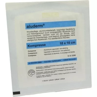 ALUDERM Compresses 10x10 cm, 1 pc