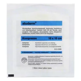 ALUDERM Compresses 10x10 cm, 1 pc