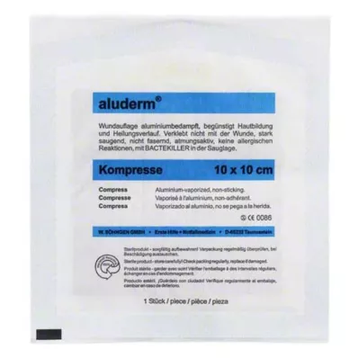 ALUDERM Compresses 10x10 cm, 1 pc
