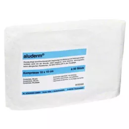 ALUDERM Compresses 10x10 cm, 50 pcs