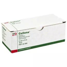 CELLONA Plaster bandages 6 cmx2 m, 2X5 pcs