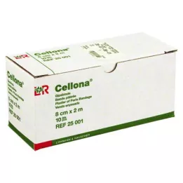 CELLONA Plaster bandages 8 cmx2 m, 2X5 pcs