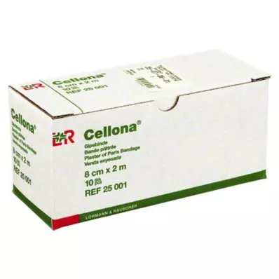 CELLONA Plaster bandages 8 cmx2 m, 2X5 pcs CELLONA Plaster bandages 8 cmx2 m, 2X5 pcs