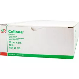CELLONA Plaster bandages 20 cmx2 m, 2X5 pcs