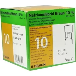 NATRIUMCHLORID 10% Brown MPC Infusion solution, 20X10 ml