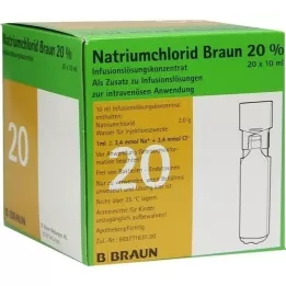 NATRIUMCHLORID 20% MPC Electrolyte concentrate, 20X10 ml