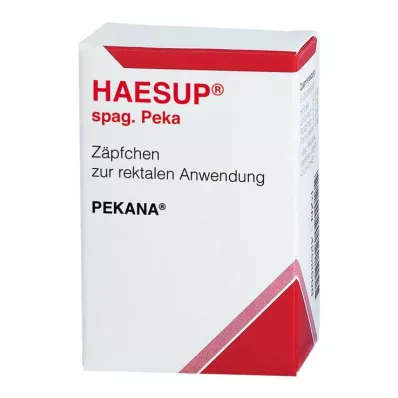 HAESUP spag.peka suppositories, 10 pcs