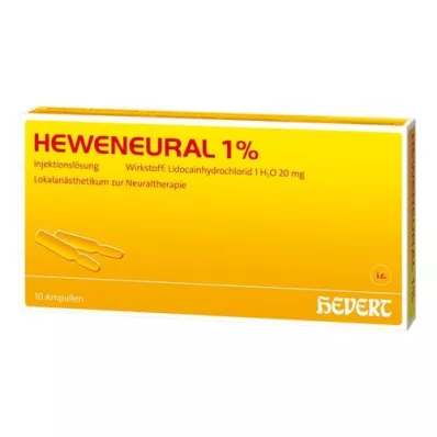 HEWENEURAL 1% ampoules, 10X2 ml