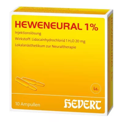 HEWENEURAL 1% ampoules, 10X2 ml