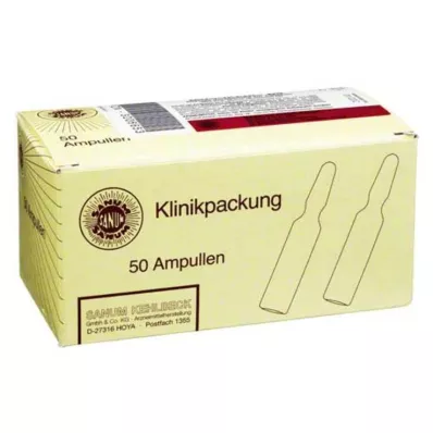 MUCOKEHL Ampoules D 5, 50X1 ml MUCOKEHL Ampoules D 5, 50X1 ml