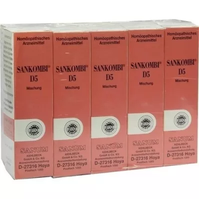 SANKOMBI D 5 drops, 10X10 ml