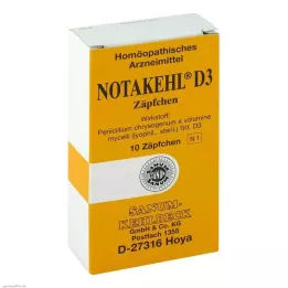 NOTAKEHL D 3 Suppositories, 10 pcs