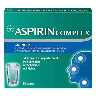 ASPIRIN COMPLEX sachet with granules for preparation of a suspension for administration, 10 pcs