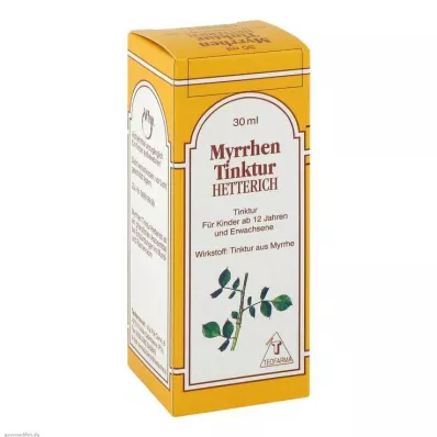 MYRRHENTINKTUR Hetterich, 30 ml MYRRHENTINKTUR Hetterich, 30 ml