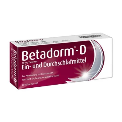 BETADORM D tablets, 20 pcs