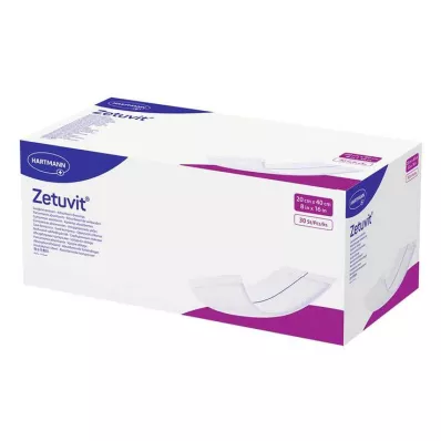 ZETUVIT Absorbent compresses non-sterile 20x40 cm, 30 pcs ZETUVIT Absorbent compresses non-sterile 20x40 cm, 30 pcs