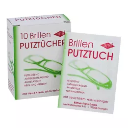 Glasses cleaning cloths, 10 pcs