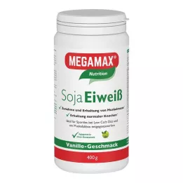 MEGAMAX Soy Protein Vanilla Powder, 400 g