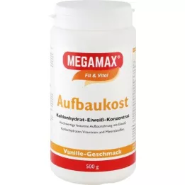 MEGAMAX Build-up food vanilla powder, 500 g