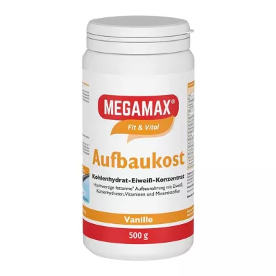 MEGAMAX Build-up food vanilla powder, 500 g