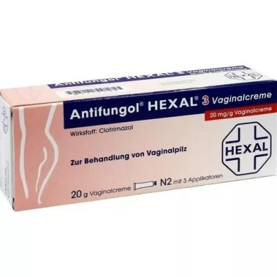 ANTIFUNGOL HEXAL 3 Vaginal cream, 20 g