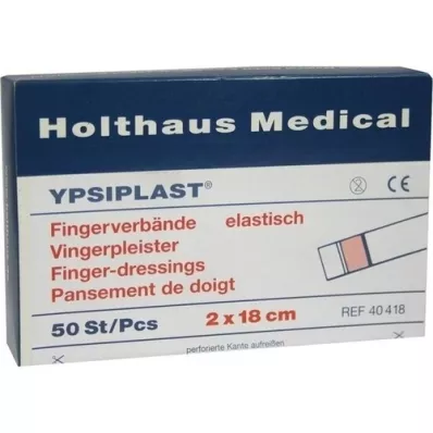 FINGERVERBAND Ypsiplast 2x18 cm elastic skin, 50 pcs