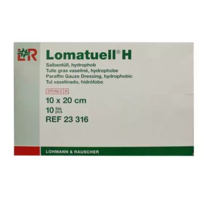 LOMATUELL H Ointment tulle 10x20 cm sterile, 10 pcs LOMATUELL H Ointment tulle 10x20 cm sterile, 10 pcs