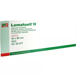 LOMATUELL H Ointment tulle 10x30 cm sterile, 10 pcs