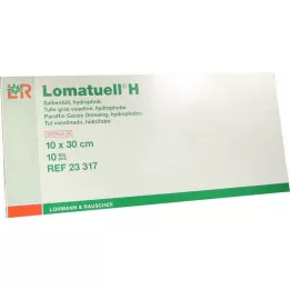 LOMATUELL H Ointment tulle 10x30 cm sterile, 10 pcs