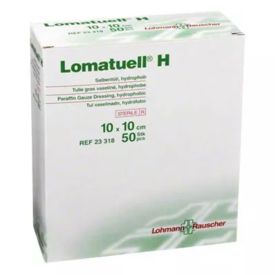 LOMATUELL H Ointment tulle 10x10 cm sterile, 50 pcs