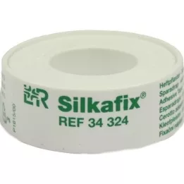 SILKAFIX Staple plaster 1.25 cm x 5 m plastic coil, 1 pc
