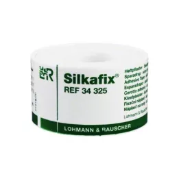 SILKAFIX Staple plaster 2.5 cm x 5 m plastic coil, 1 pc