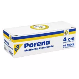 PORENA elastic gauze bandage 4 cm white without cello, 10 pcs