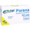 PORENA Elastic gauze bandage 10 cm white without cello, 10 pcs