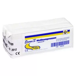 ERENA Gauze compress 5x5 cm non-sterile 8x, 100 pcs
