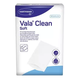 VALACLEAN soft disposable washing gloves, 50 pcs