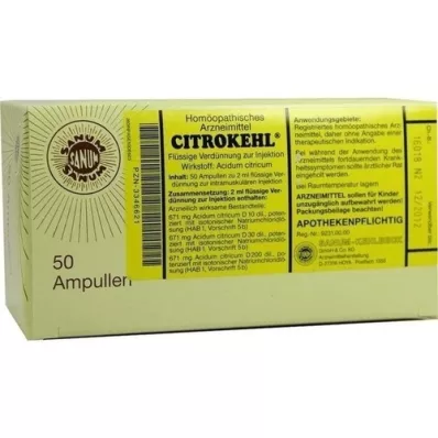 CITROKEHL Ampoules, 50X2 ml