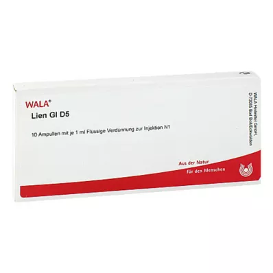LIEN GL D 5 ampoules, 10X1 ml LIEN GL D 5 ampoules, 10X1 ml