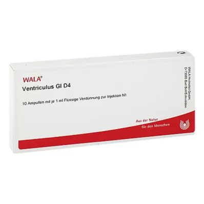 VENTRICULUS GL D 4 Ampoules, 10X1 ml VENTRICULUS GL D 4 Ampoules, 10X1 ml