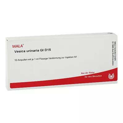 VESICA URINARIA GL D 15 Ampoules, 10X1 ml VESICA URINARIA GL D 15 Ampoules, 10X1 ml