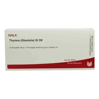 THYMUS GLANDULA GL D 8 Ampoules, 10X1 ml